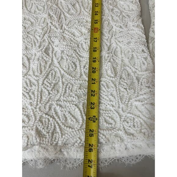 Romance Cottagecore Prairie Lace 3D Embroidery Floral Top L Regency Fairy Dainty - Picture 10 of 16